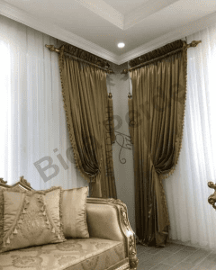 Klasik Rustik Perde Biga – Zarif ve Sıcak Atmosfer