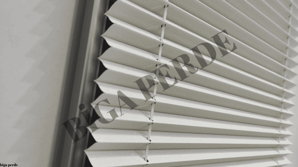 Biga Plise Perde Modelleri, ev ve ofisler için ölçüye özel