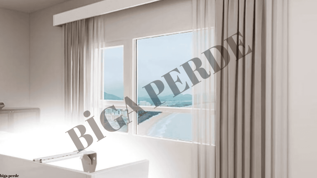 Biga Rustik Perde Modelleri, ev ve ofisler için ölçüye özel