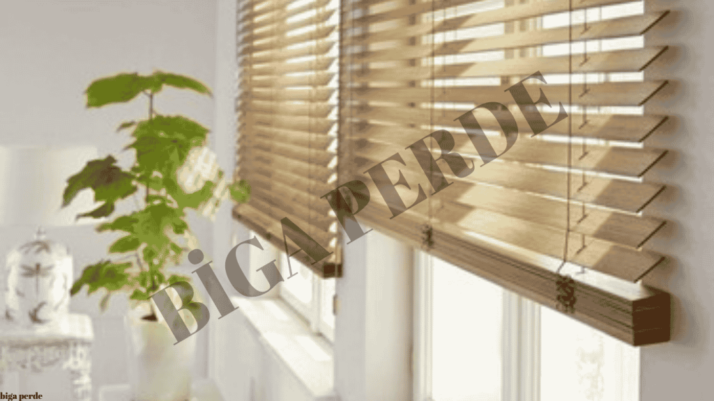 Biga TrueWood Perde Modelleri, ev ve ofisler için ölçüye özel