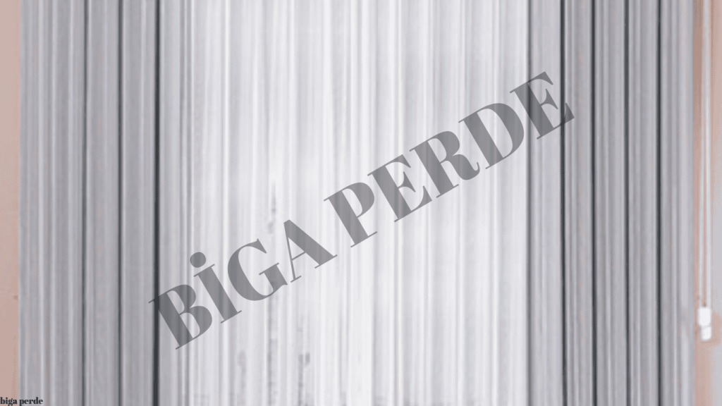 Biga Tül Perde Modelleri, ev ve ofisler için ölçüye özel