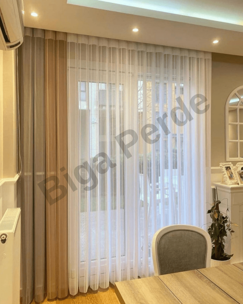 Dikey Perde Salon Uygulaması – Biga İç Mekân